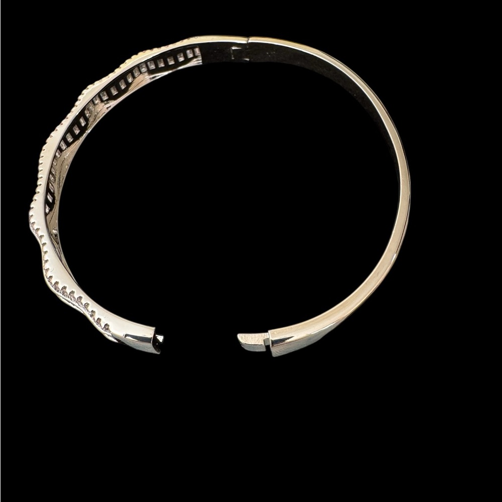 Elegant Silver Bangle Bracelet S925 cuff bracelet - Picture 5 of 5